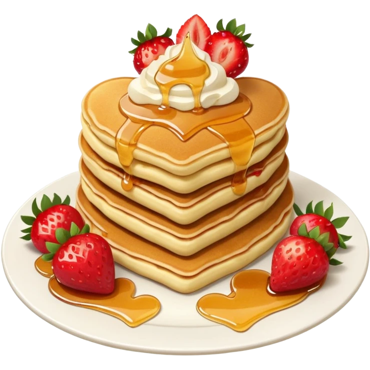 valentine pancakes emoji