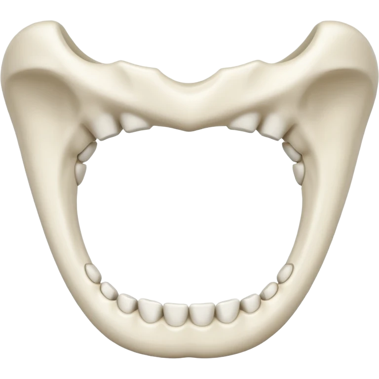 jaw bone teeth emoji