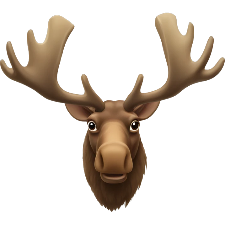 moose antlers emoji