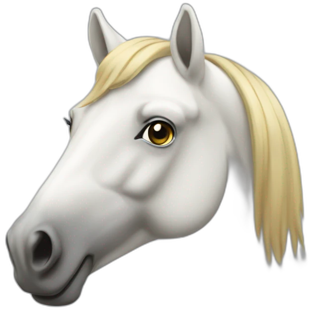 Cheval blanc emoji