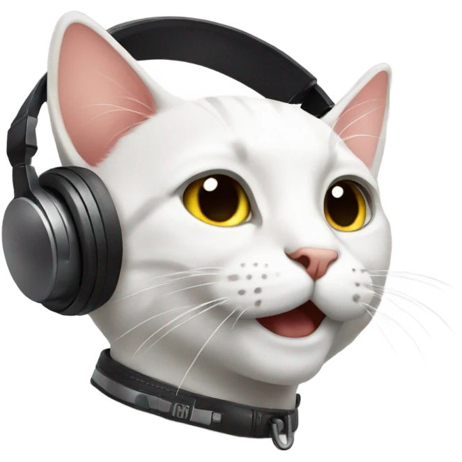 Cat dj  emoji