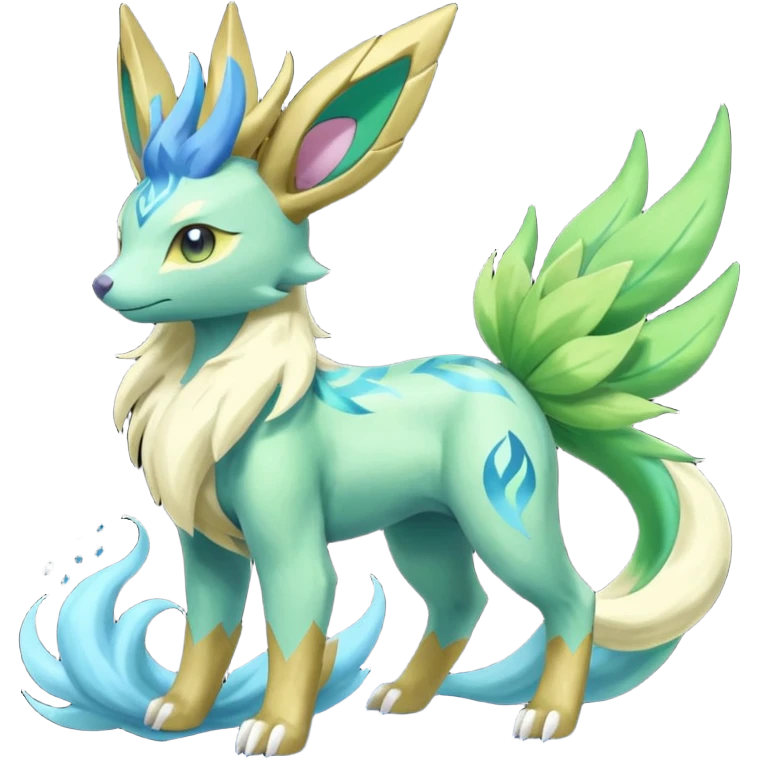 Manectric-Skiddo-Leafeon-Suicune-Virizion-Zygarde-fusion-hybrid-creature  emoji