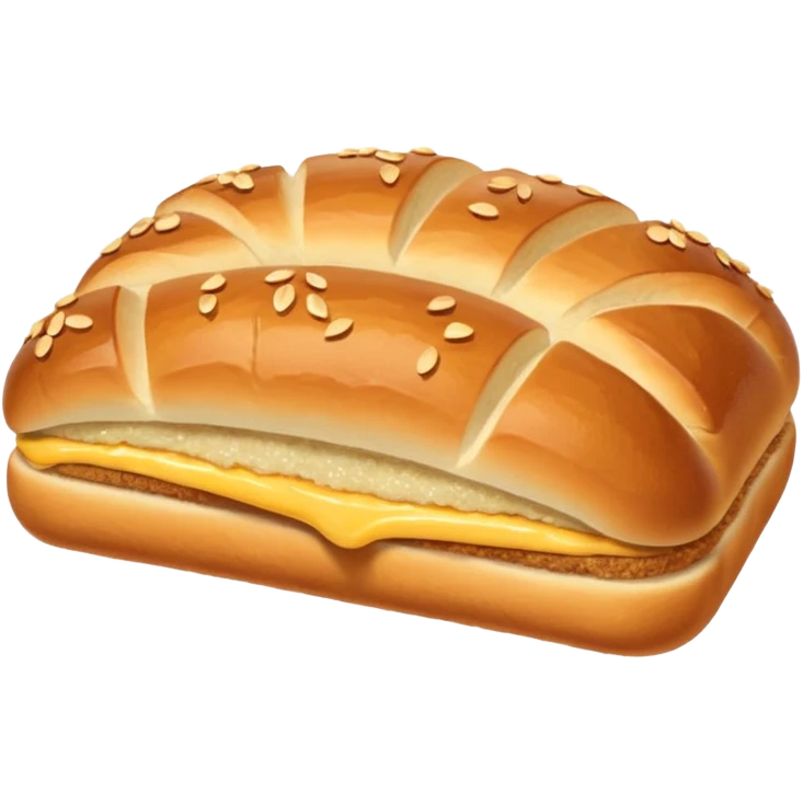 Pan con azúcar arriba emoji