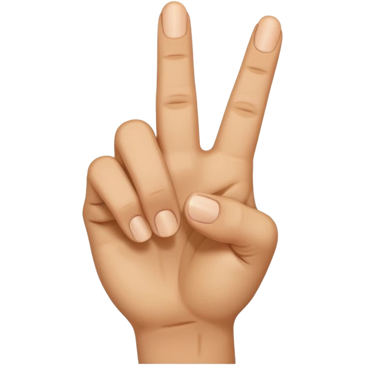 Open hand with the middle finger pointing downwards emoji