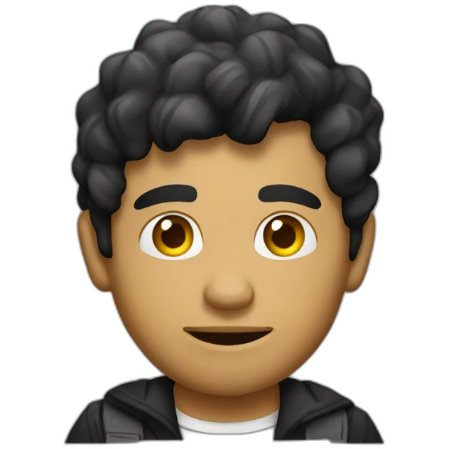 Mexican young hip bitcoiner emoji
