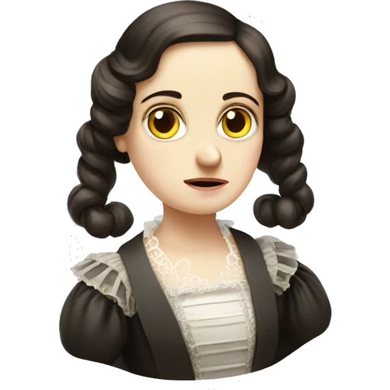 Ada Lovelace unhappy very upset face frowning sad emoji