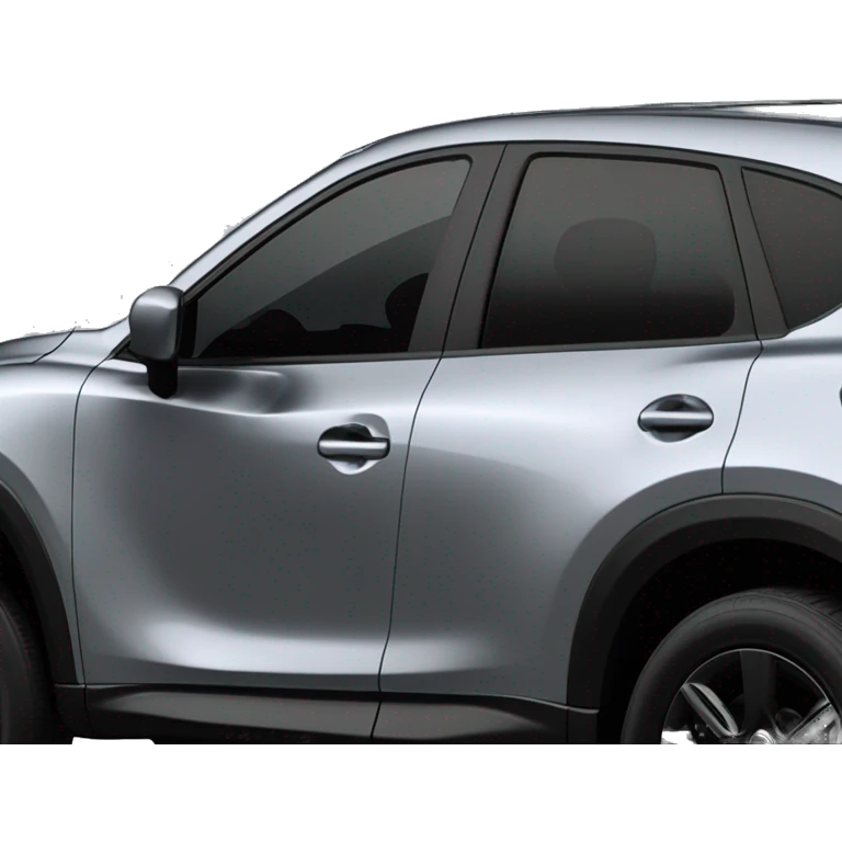 mazda cx5 2024 polymetal grey with black rims close up emoji