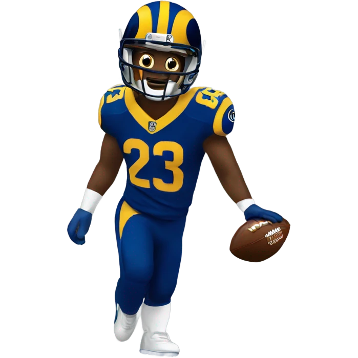 LA Rams #23 Touchdown emoji