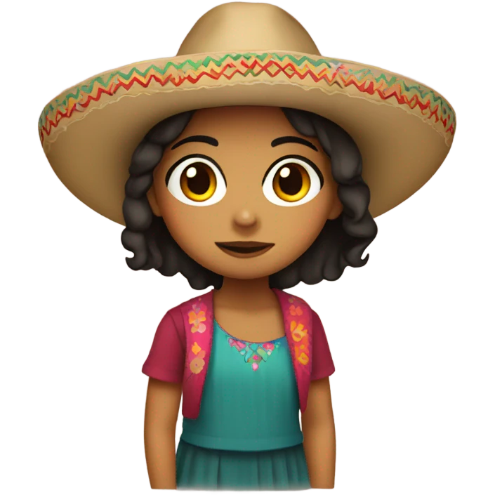 little mexican girl emoji