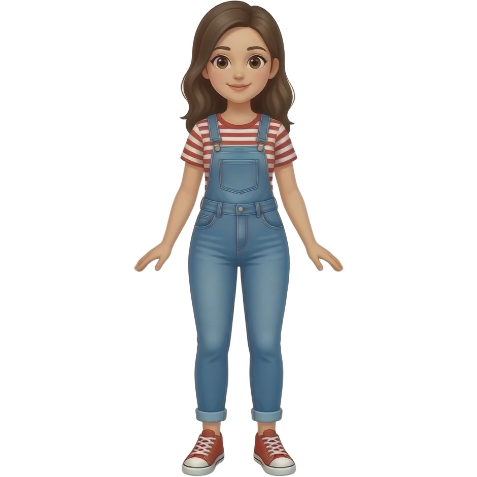 girl full body emoji
