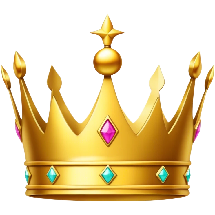 A  crown
 emoji