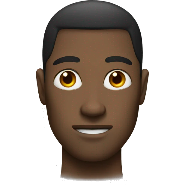 chad face with droopy left eye emoji