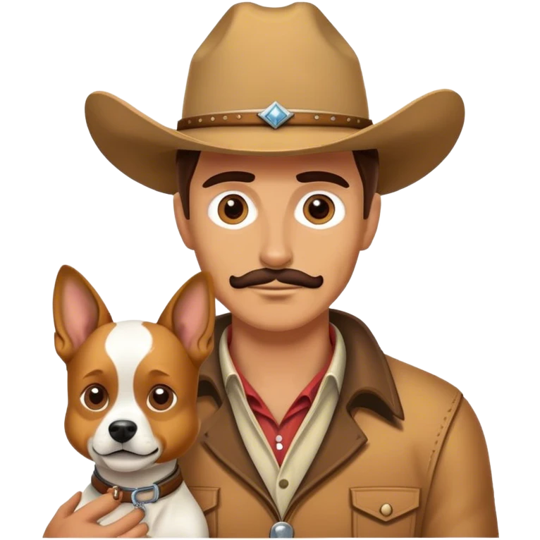 Dog dog dog dog cowboy emoji