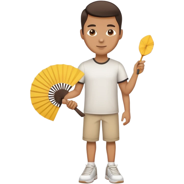 Shoes, fan,shirt emoji