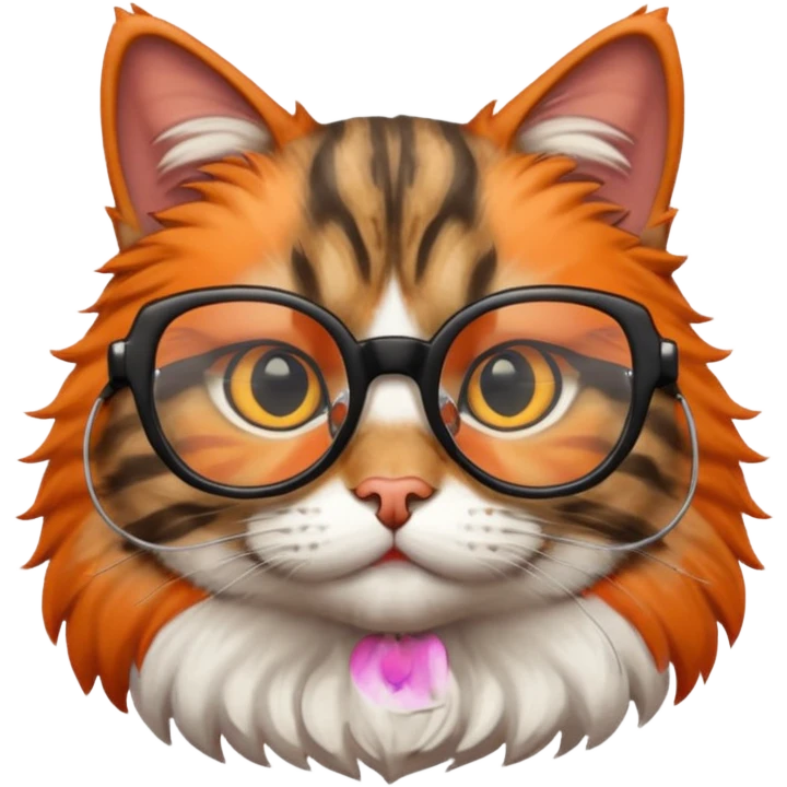 кот в очках emoji