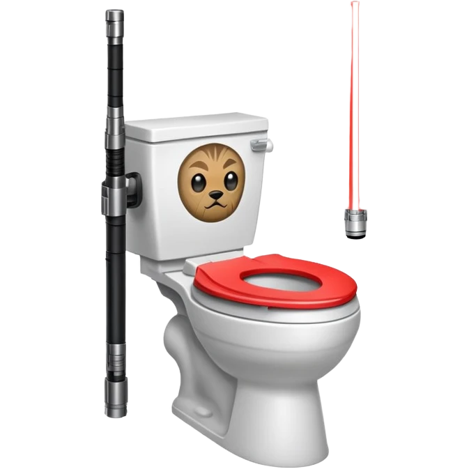Skippy toilet lightsaber emoji