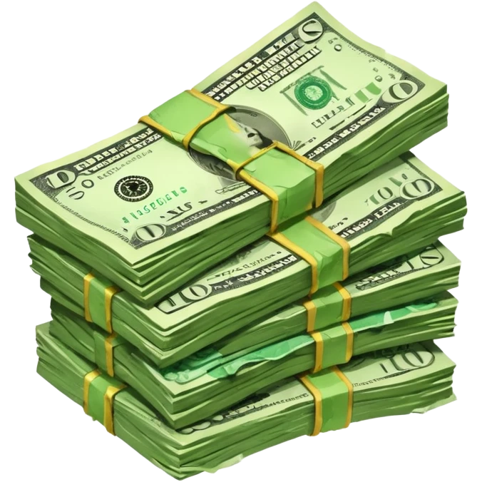 Falling value of the dollar emoji