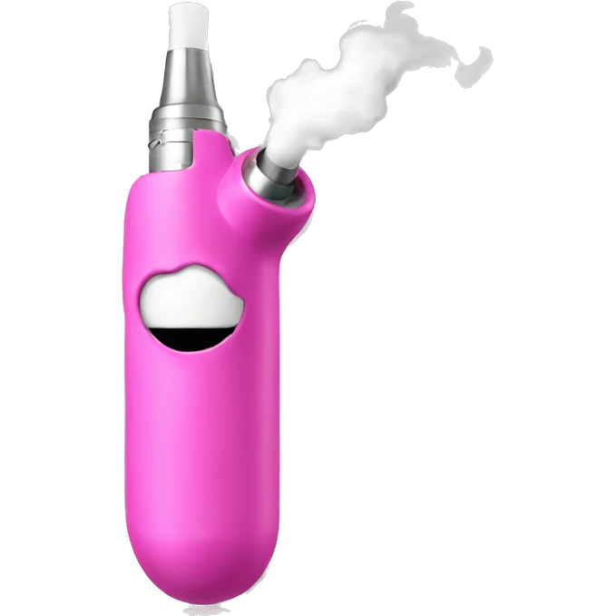 pink vape emoji