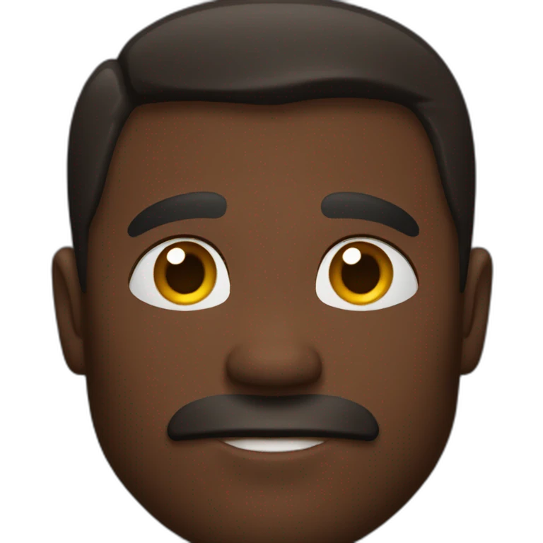 big-dark-skinned-buff-man emoji