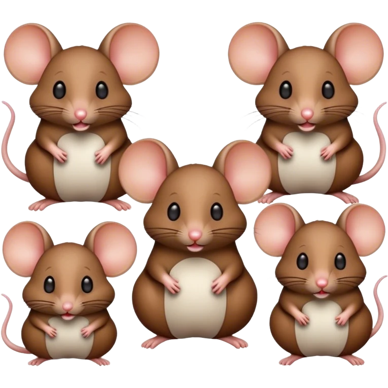 mouse family emoji