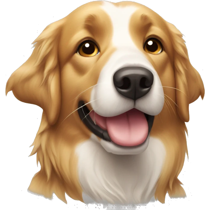 border collie and golden retriver emoji