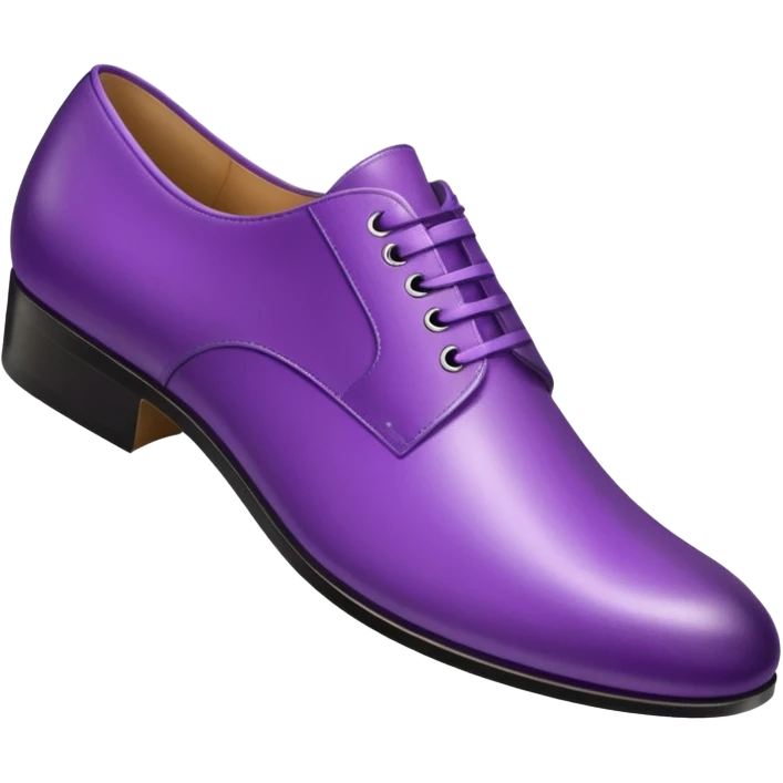 purple suit shoe emoji