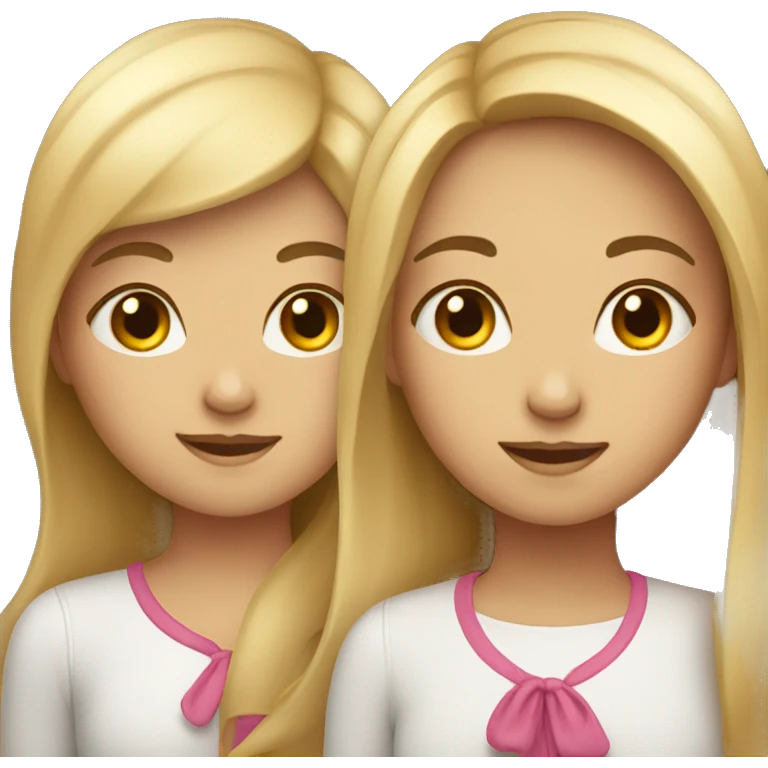 two girls side by side emoji