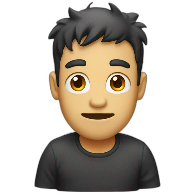 Gonger waving gesture emoji