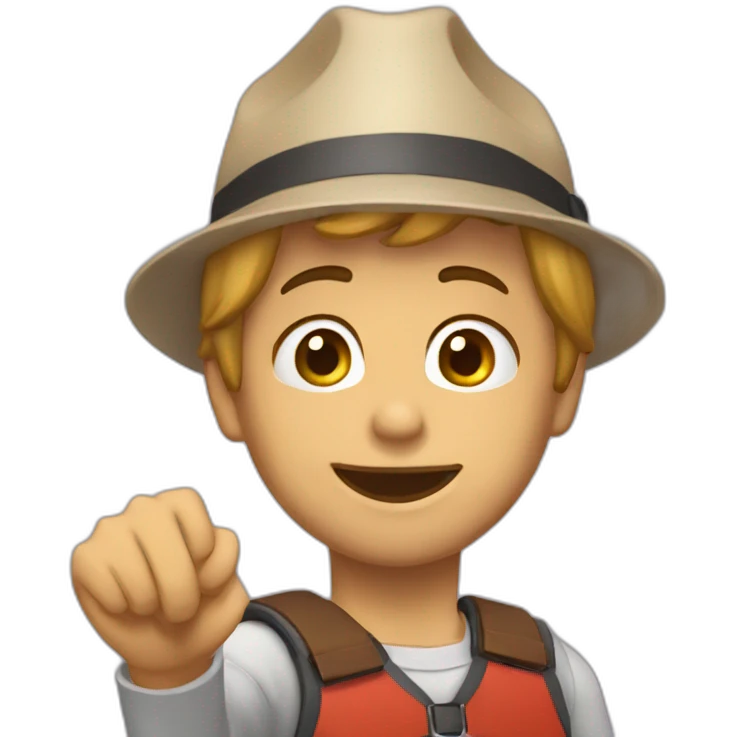 Cara de asombro de celebracion emoji