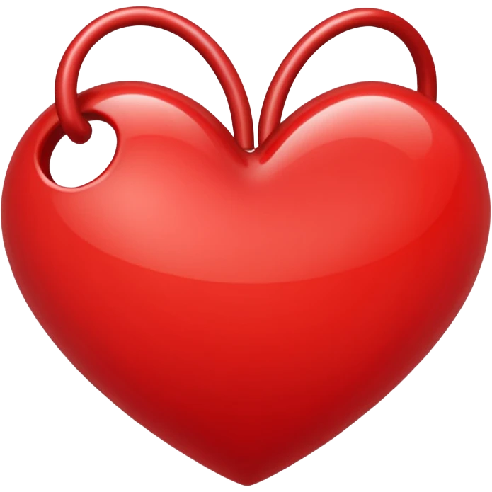 A heart that expresses a deep love for someone. With lots of flair emoji