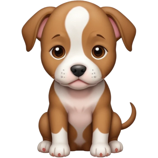 Pibble puppy emoji