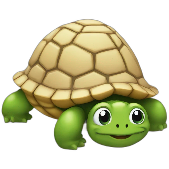 Chat sur tortue emoji