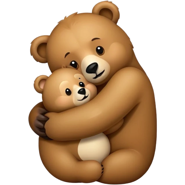 Bear hug emoji