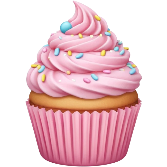 Pastel Pink Cupcake emoji