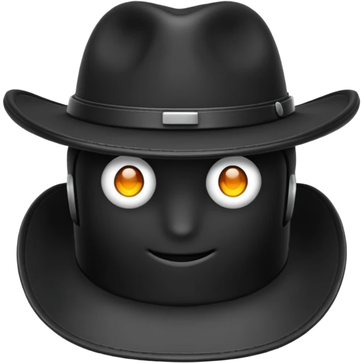 ön açıdan şapka emoji