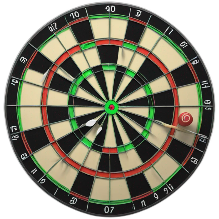 Dartboard emoji