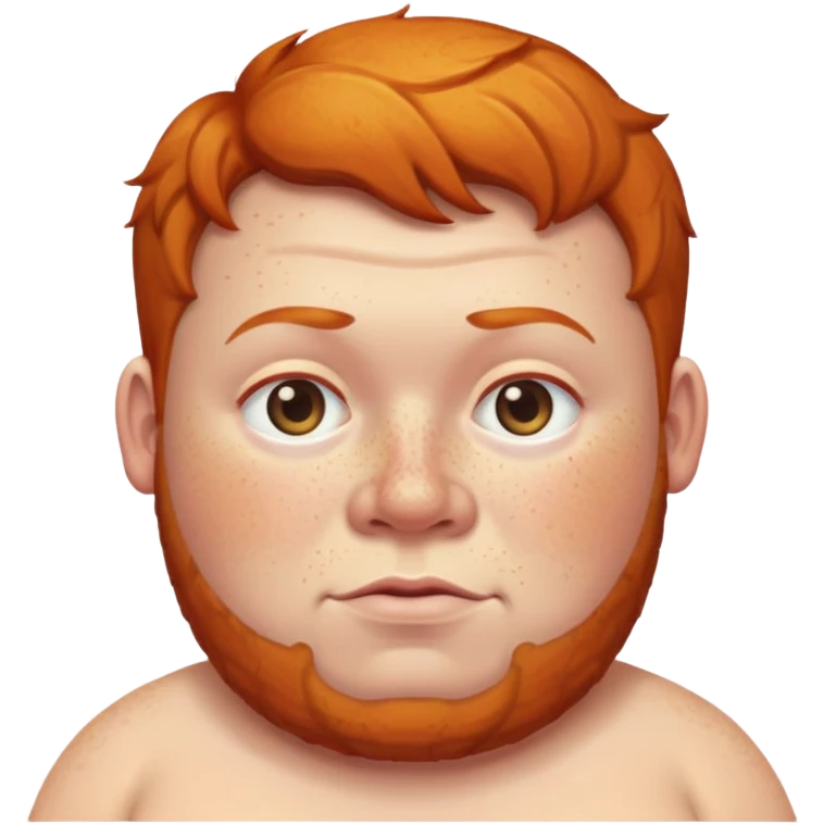 Fat ginger  emoji