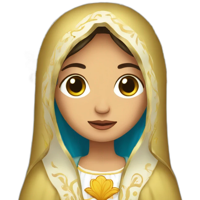 Virgen maria emoji