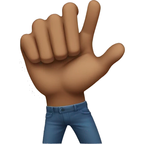 Punching the air emoji