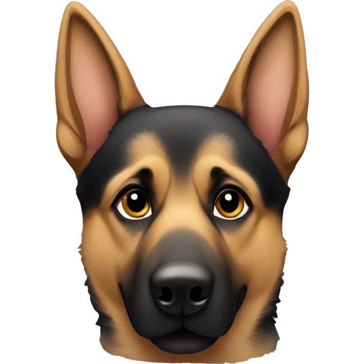 German shepherd  emoji