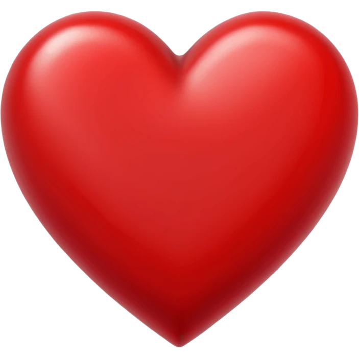 Hollow crayon heart emoji