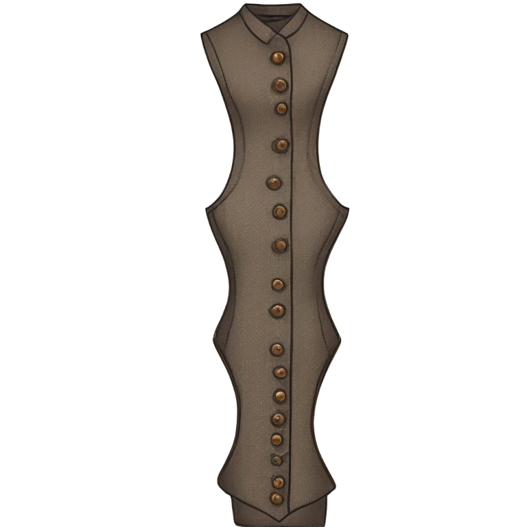 vintage vest for woman emoji