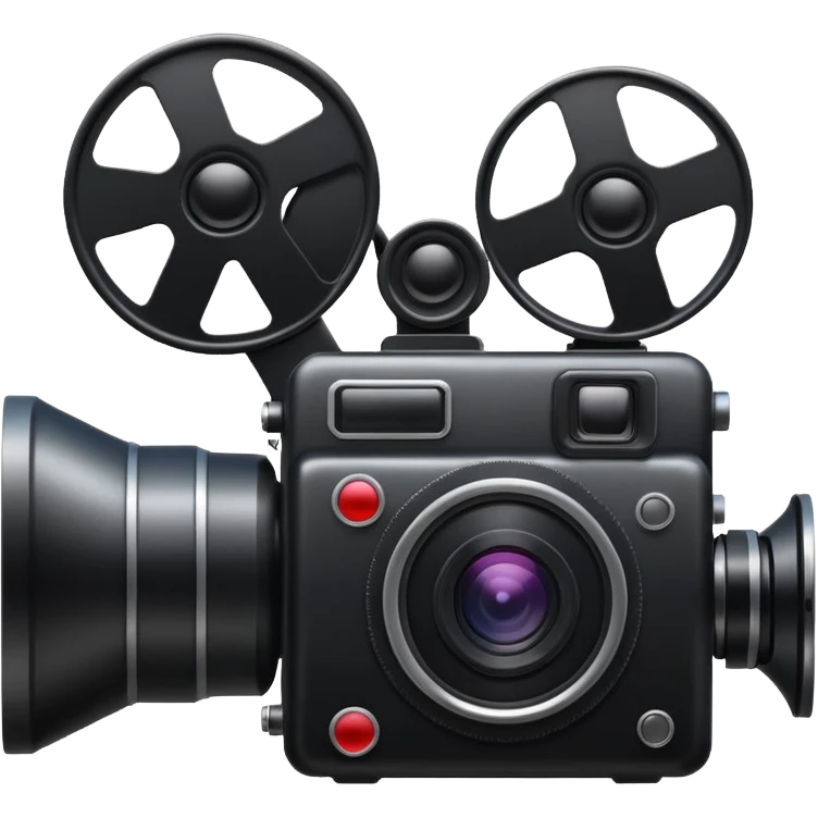 camera de cinema emoji