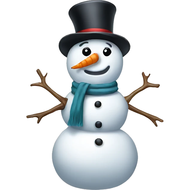 Snowman small emoji