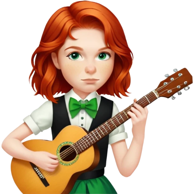Leprechaun Guitarist emoji