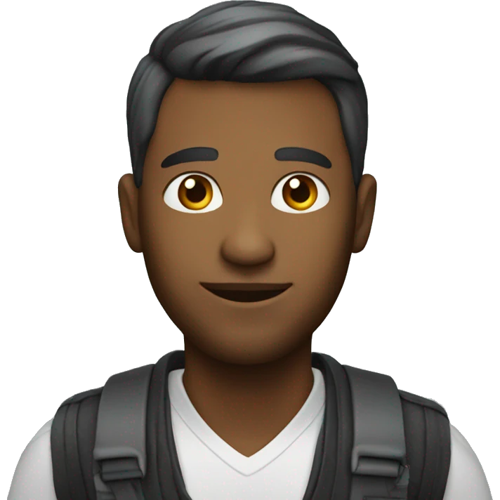 handsome man who is coding emoji