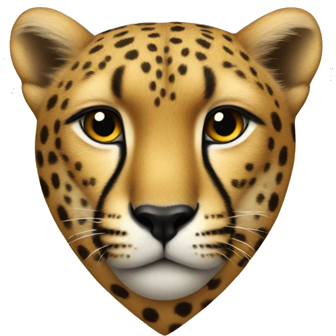 cheetah heart emoji