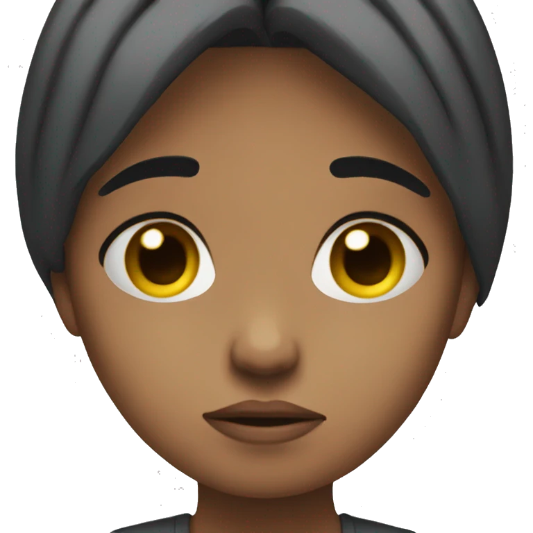 Sad girl emoji