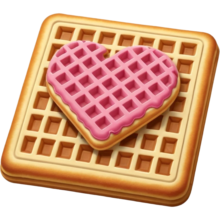 color pink waffle emoji