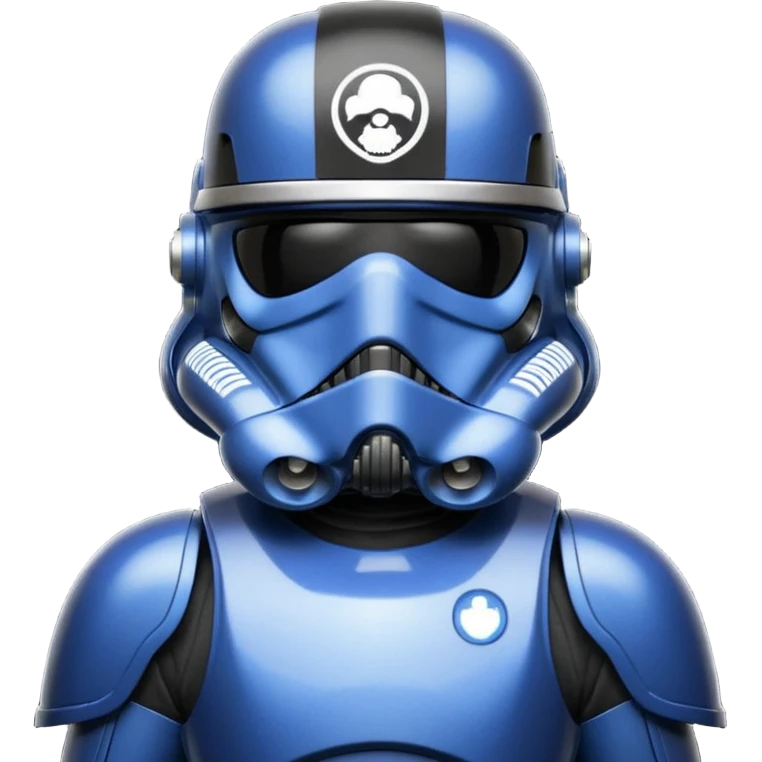 a blueberry star wars death trooper emoji
